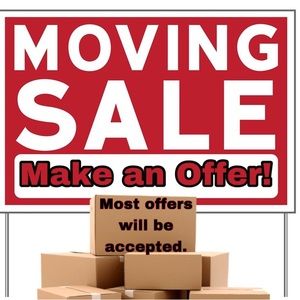MOVING SALE! Entire Closet included. Make an offer - Most will be accepted!